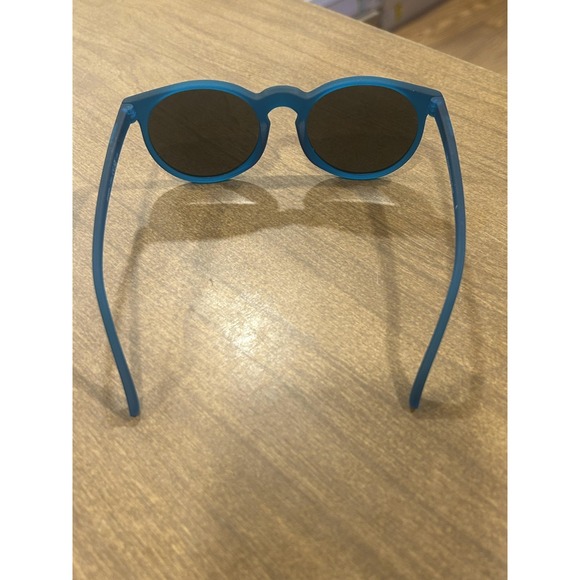 Goodr Circle G Sunglasses Mens Blue Round Frame Purple Tinted Reflective - Picture 4 of 5